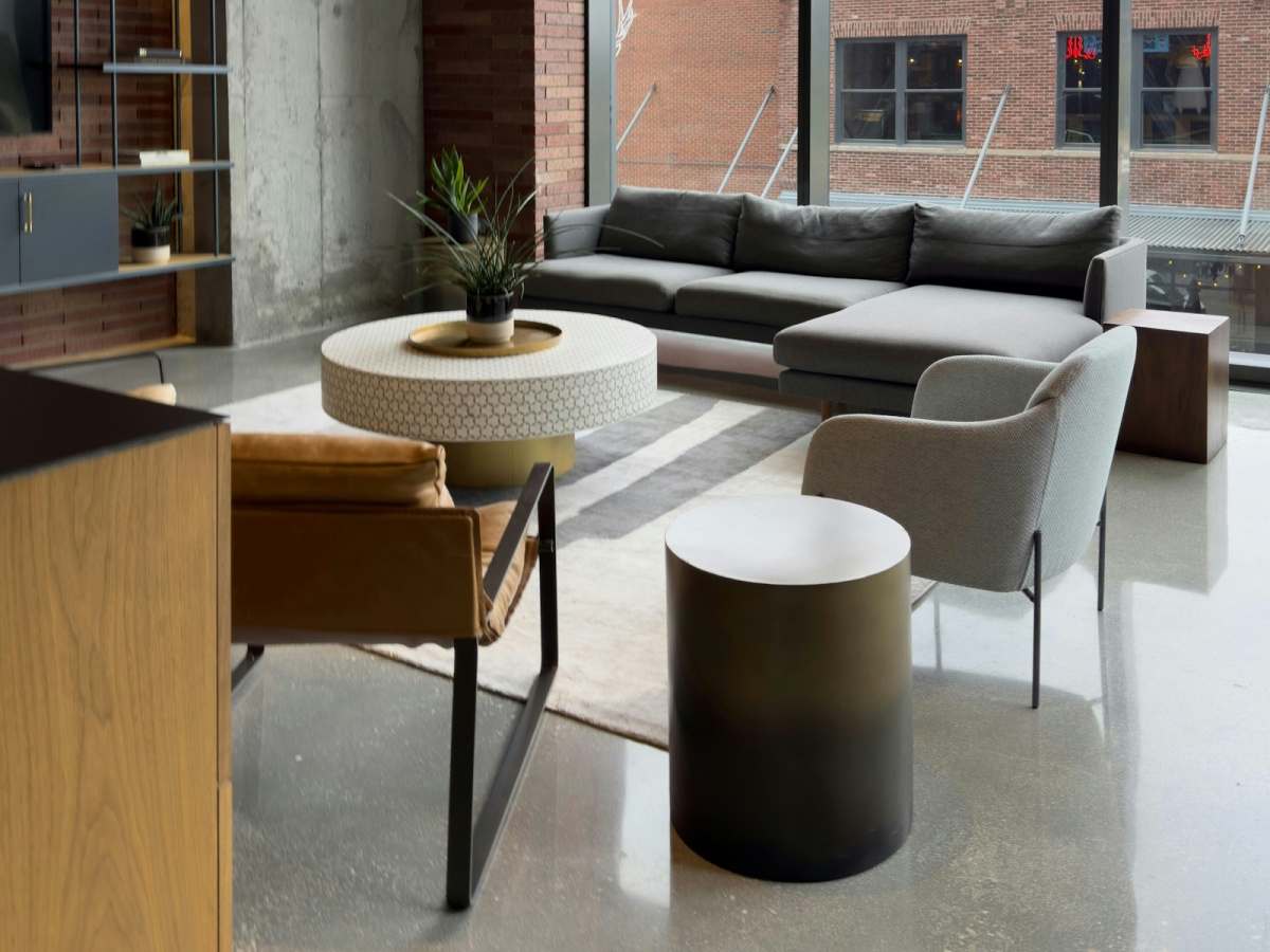 City Centre Apartment template — living area